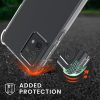 Калъф Kwmobile за Motorola Moto G84, прозрачен/черен, силикон, KWM000022NQ001C