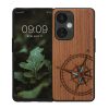 Калъф Kwmobile за OnePlus Nord CE 3 Lite/Nord N30, кафяв/син, дърво, KWM000022NS001C