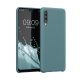 Калъф Kwmobile за Samsung Galaxy A50, тъмно зелен, силикон, KWM0000102C034C