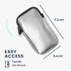 Универсален калъф за телефон Kwmobile, размер XL - 6,8 инча, сив, неопрен, KWM000016AI071C