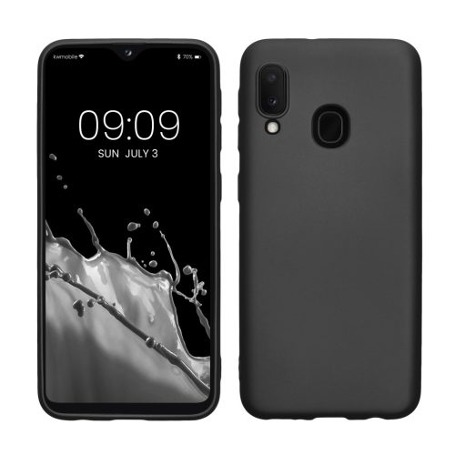 Kwmobile калъф за Samsung Galaxy A20e, сив, силиконов, KWM0000102K012C