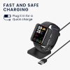 Kwmobile USB захранващ кабел за Xiaomi Mi Band 8 Pro, черен, пластмаса, KWM0000251B001C