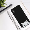 Калъф Kwmobile за Xiaomi Redmi 9A/Redmi 9AT, черен/бял, силикон, KWM000011OB007C