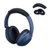 Kwmobile Комплект от 2 възглавнички за уши и 2 калъфа за Sony WH-XB910N, тъмно син, силикон, KWM0000251E001C