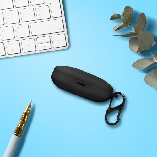 Калъф за слушалки Kwmobile за Xiaomi Redmi Buds 5, черен, силикон, KWM0000251H001C