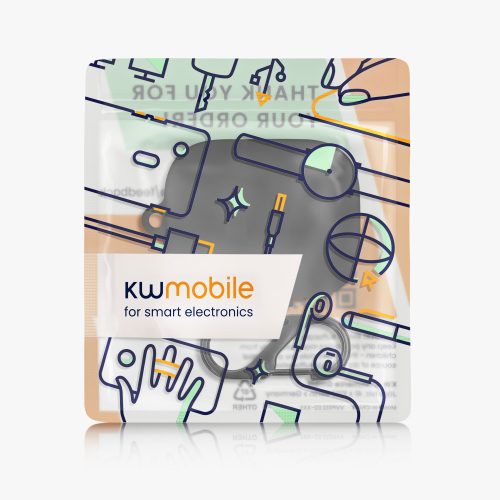 Калъф за слушалки Kwmobile за Xiaomi Redmi Buds 5, черен, силикон, KWM0000251H001C