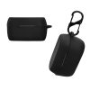 Калъф за слушалки Kwmobile за Jabra Elite 3/Elite 2, черен, силикон, KWM0000251L001C