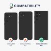 Kwmobile калъф за Samsung Galaxy S24 Ultra, черен, силиконов, KWM000021KY001C