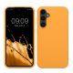 Калъф Kwmobile за Samsung Galaxy S23 FE, оранжев, силикон, KWM000021KZ005C