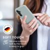 Калъф Kwmobile за Samsung Galaxy S23 FE, светло зелен, силикон, KWM000021KZ013C