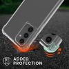 Калъф Kwmobile за Samsung Galaxy S23 FE, прозрачен/черен, силикон, KWM000021LL001C