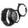 Комплект от 2 капака Kwmobile със защитно стъкло за часовник Xiaomi Watch S1, черен, пластмаса, KWM000015ES004C
