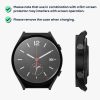 Комплект от 2 капака Kwmobile със защитно стъкло за часовник Xiaomi Watch S1, черен, пластмаса, KWM000015ES004C