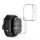 Комплект от 2 калъфа Kwmobile за Amazfit Bip 3/Bip 3 Pro, прозрачен, силикон, KWM0000194M003C