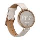 Каишка Kwmobile за Garmin Lily Sport, бяла, естествена кожа, KWM000020AH003C