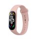 Каишка Kwmobile за Xiaomi Mi Band 7, светло розово, силикон, KWM0000252C002C