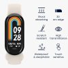 Комплект от 2 защитни фолиа Kwmobile за Xiaomi Mi Band 8, прозрачно/черно, полимер, KWM0000252H001C