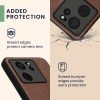 Калъф Kwmobile за Xiaomi 13T/13T Pro, кафяв/син, дърво, KWM000020IR002C