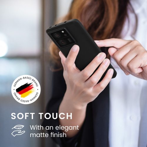 Калъф Kwmobile за Xiaomi 13T/13T Pro, черен, силикон, KWM000020IV001C