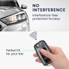 Капак за автомобилен ключ Kwmobile за Skoda/Seat 3 бутона, сив/черен, силикон, KWM000009SP018C