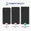 Калъф Kwmobile за Samsung Galaxy S24 Ultra, черен, силикон, KWM000021MD001C