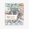 Капак за ключове Kwmobile за Mini 3 бутона - Smart Key, сив/черен, силикон, KWM0000252U001C