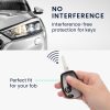 Капак за автомобилен ключ Kwmobile за Dacia/Renault 2 бутона, сив/черен, силикон, KWM0000253B001C