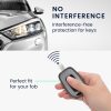 Капак за автомобилен ключ Kwmobile за Dacia/Renault 2 бутона, сив/черен, силикон, KWM0000253C001C