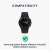 Каишка Kwmobile за Samsung Galaxy Watch 4/Galaxy Watch 4 Classic/Galaxy Watch 3, кафяв/черен, естествена кожа, KWM0000253H001C