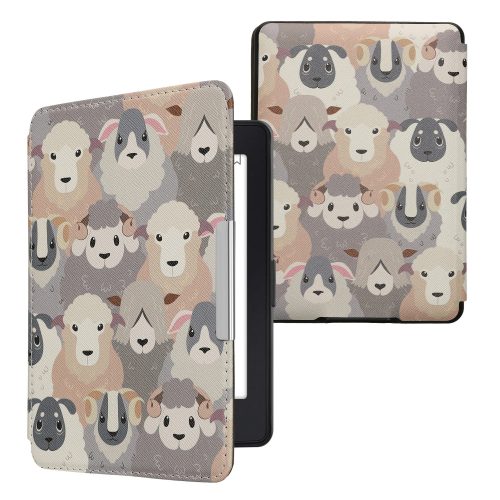 Капак Kwmobile за Amazon Kindle Paperwhite, Многоцветен, Екологична кожа, KWM000007TD035C