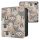 Калъф Kwmobile за Kobo Libra 2, Многоцветен, Екологична кожа, KWM0000198X015C