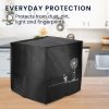 Защитен капак Kwmobile за Philips Essential Airfryer L, черен/бял, пластмаса, KWM000023RG002C