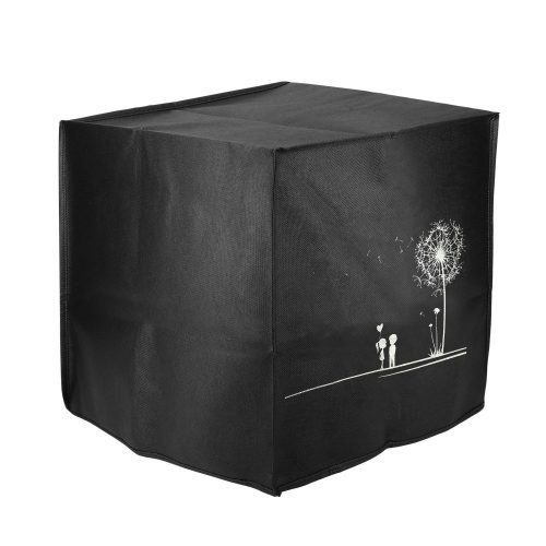 Защитен капак Kwmobile за кошници 5.5L XXL, черен/бял, пластмаса, KWM000023RK002C