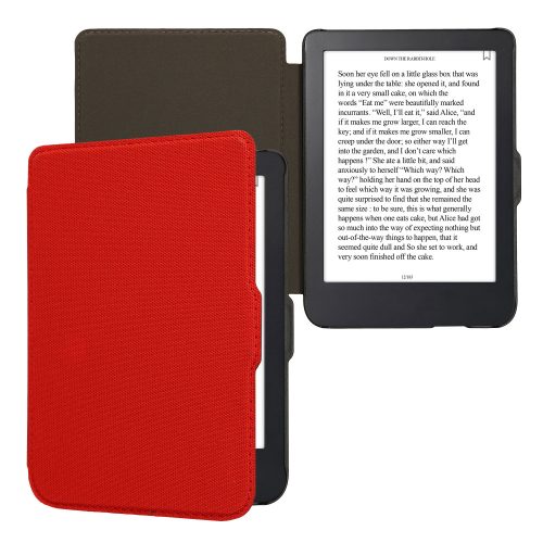 Калъф Kwmobile за Kobo Clara 2E, червен, найлон, KWM000023RP002C