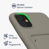 Калъф Kwmobile за Apple iPhone 11, сив, силикон, KWM0000134F016C