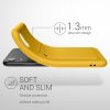 Калъф Kwmobile за Apple iPhone XR, жълт, силикон, KWM0000134H012C