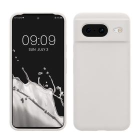  Калъф Kwmobile за Google Pixel 8, бял, силикон, KWM000020JF002C