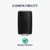 Капак за автомобилен ключ Kwmobile за бутони Mazda 4, светло сив, силикон, KWM000016TP003C