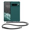 Калъф Kwmobile за Google Pixel 8 Pro, тъмно зелен, силикон, KWM0000208U005C