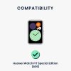 Комплект от 2 каишки Kwmobile за Huawei Watch Fit Special Edition, черно/тъмно синьо, силикон, KWM0000253M001C