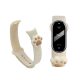 Каишка Kwmobile за Xiaomi Mi Band 8, бяла, силиконова, KWM0000253R001C