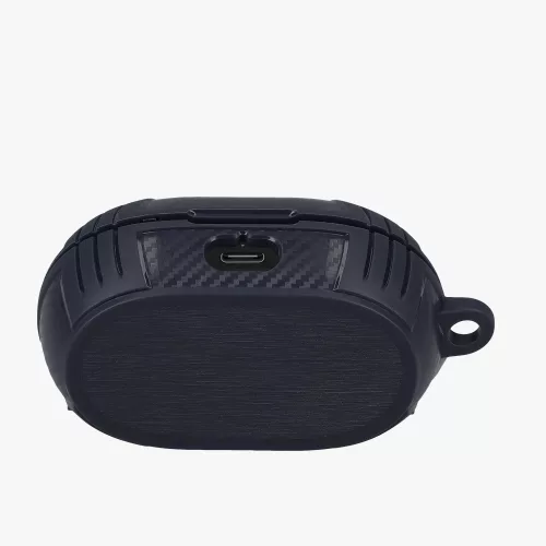 Калъф за слушалки Kwmobile за Jabra Elite 7 Pro/Elite 7 Active, тъмно син, силикон, KWM0000253X002C