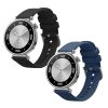 Комплект от 2 каишки Kwmobile за Huawei Watch GT 4 (41 мм), черен/тъмно син, силикон, KWM0000254B001C