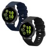 Комплект от 2 каишки Kwmobile за Garmin vivoactive 5/Active 5, черен/тъмно син, силикон, KWM0000254E001C