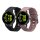 Комплект от 2 каишки Kwmobile за Garmin vivoactive 5/Active 5, черен/лилав, силикон, KWM0000254E002C
