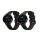 Комплект от 2 каишки Kwmobile за Garmin Venu 3S, черен/сив, силикон, KWM0000254G001C