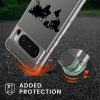 Калъф Kwmobile за Google Pixel 8 Pro, прозрачен/черен, силикон, KWM0000208S003C