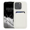 Калъф Kwmobile за Apple iPhone 15 Pro, бял, силикон, KWM000020EO005C