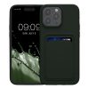 Калъф Kwmobile за Apple iPhone 15 Pro Max, тъмно зелен, силикон, KWM000020EP004C