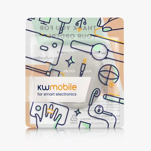 Капак за автомобилен ключ Kwmobile за Mitsubishi 2 бутона, сив, силикон, KWM000008JC004C